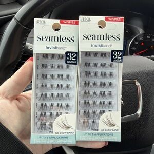 Ardell Seamless Invisiband Wispies Lashes - Black 2pk